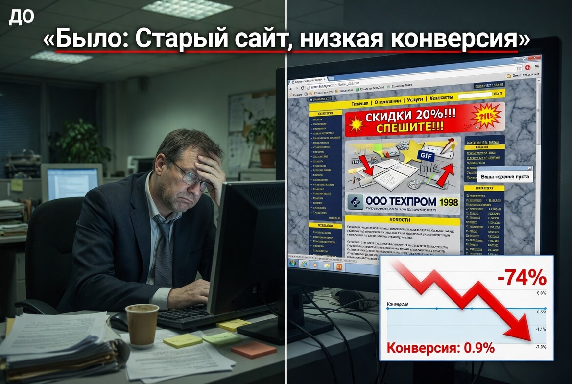 Кейс ITBOM: B2B-поставки, до и после — до