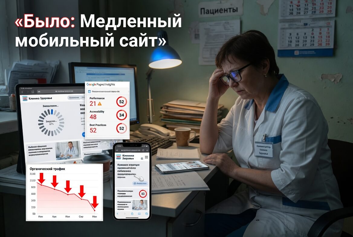Кейс ITBOM: клиника, до и после — до