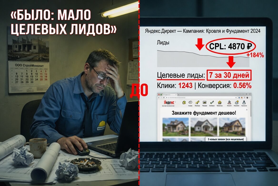 Кейс ITBOM: строительная компания, до и после — до